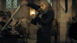 Netflix The Witcher Geralt Of Rivia Intense Fight Scene