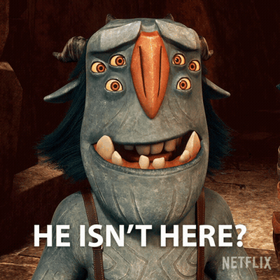 Netflix Troll Says He Isn't Here GIF