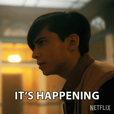Netflix Young Man It's Happening GIF