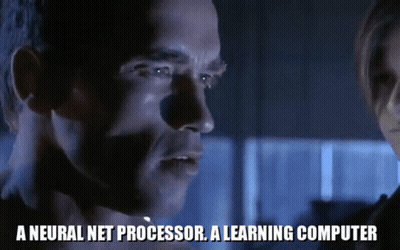 Neural Net Processor Learning Computer Displayed GIF