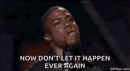 Never Again Nope GIF