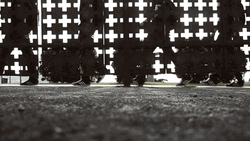 Never Ending Guys Walking GIF