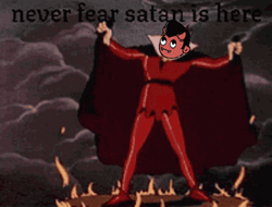 Never Fear Satan Is Here Gutterpunks GIF