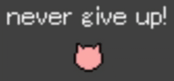 Never Give Up Cat Planet GIF