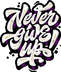 Never Give Up Determined Sticker GIF