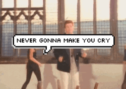Never Gonna Give You Up Music Video  GIF