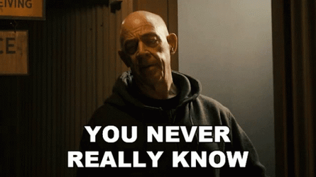 Never Say Never George Zax Shaking Head GIF