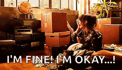 New Girl I'm Fine I'm Okey GIF