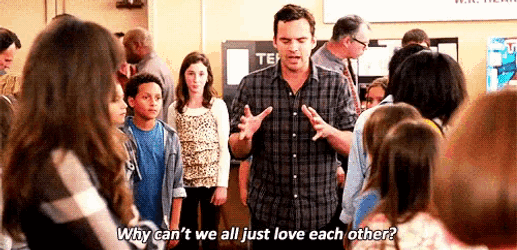 New Girl Love Each Other GIF