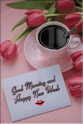New Good Morning And Happy New Week GIF