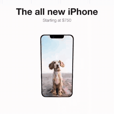 New IPhone Starting At 750 GIF