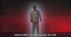 New Job Hang In There Glowing Man GIF
