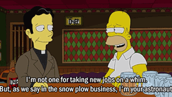 New Job Homer Simpson Sales Talk GIF