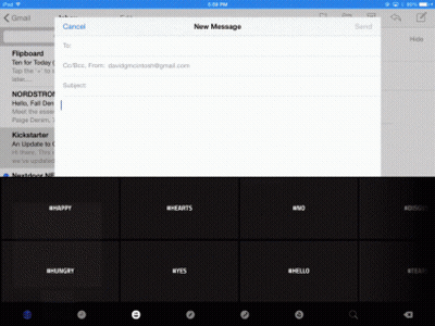 New Message On Tablet GIF
