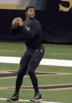New Orleans Saints Dancing Backwards GIF