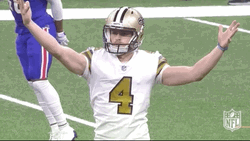 New Orleans Saints Derek Carr Disputing Referee's Call GIF