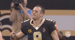 New Orleans Saints Drew Brees Proudly Raise His Right Hand GIF