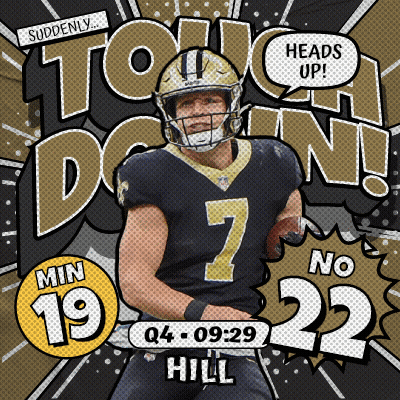 New Orleans Saints Football Player Advertisement GIF