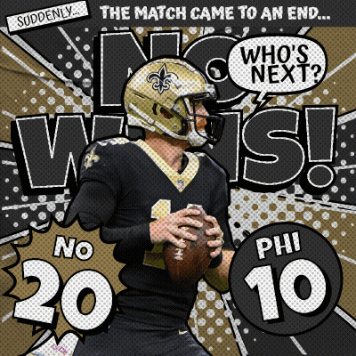 New Orleans Saints Football Poster GIF