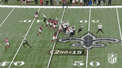 New Orleans Saints Having Tense Game In Their Homecourt GIF
