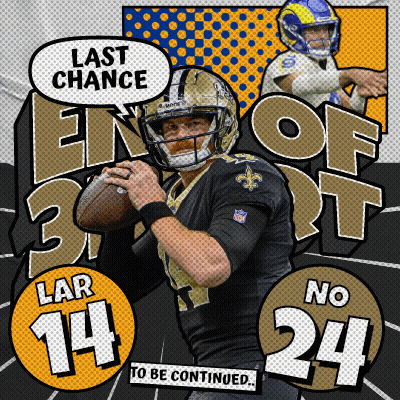 New Orleans Saints Larry Larvin Advertisement GIF