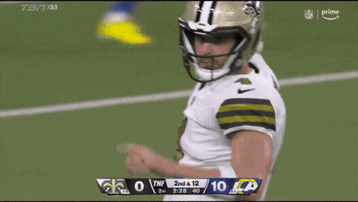 New Orleans Saints Player On Field GIF