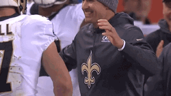 New Orleans Saints Taysom Hill Hugging Man GIF