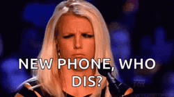 New Phone Who Dis Britney Spears Confused  GIF