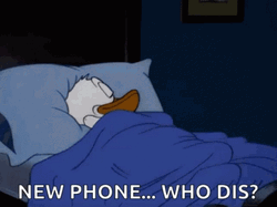 New Phone Who Dis Donald Duck Angry GIF