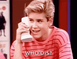 New Phone Who Dis Telephone 80S 90S Show GIF