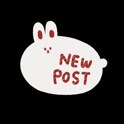 New Post In Rabbit With Scaling Effect GIF