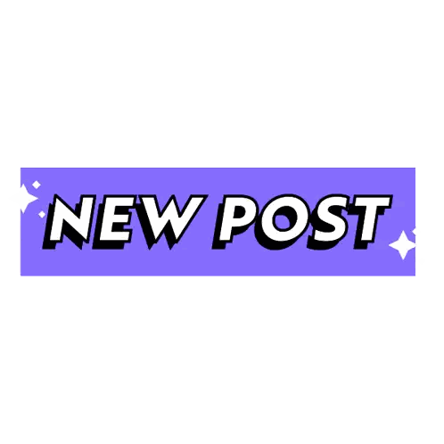 New Post Sign Sticker