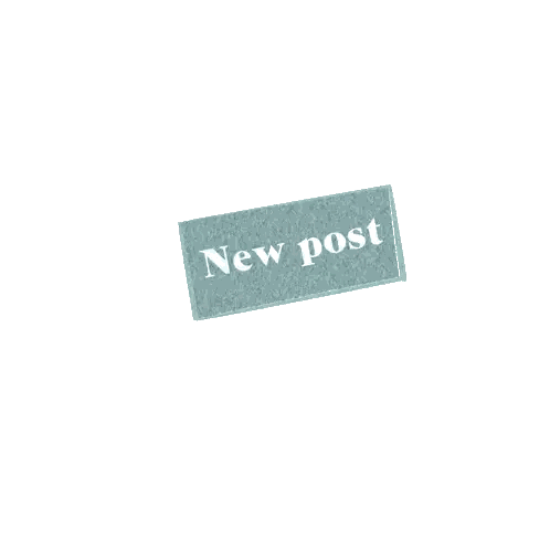New Post Sticker