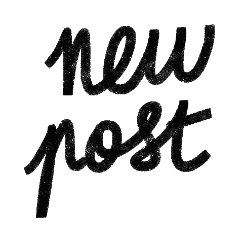 New Post Text Sticker