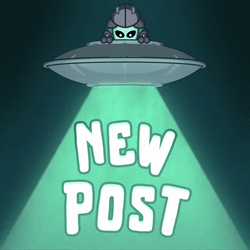 New Post Ufo Alien Green Light GIF