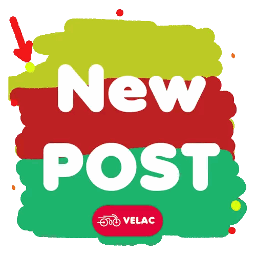 New Post Velac Sign Sticker