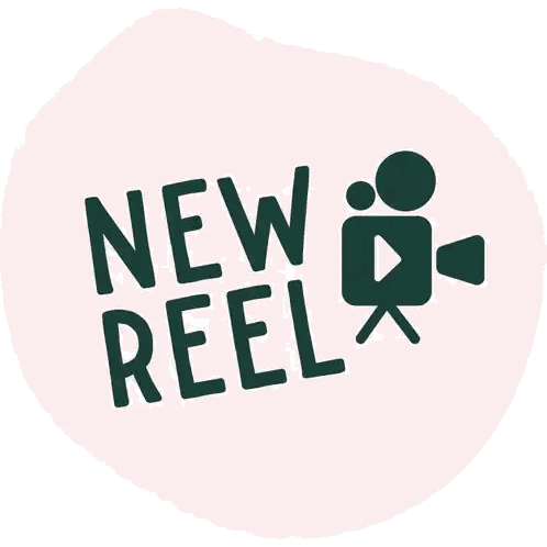 New Reel Company Logo With Camera Sticker