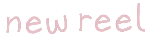 New Reel Text In Pink Sticker