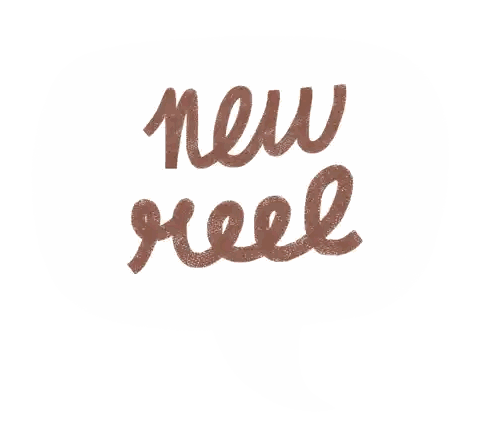 New Reel Text Sticker