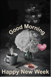 New Week Comes With A Cup Of Coffee GIF