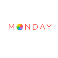 New Week Monday Simple Text GIF