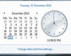 New Year Desktop Clock GIF