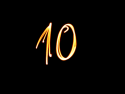New Year's Eve Fireworks Text Design GIF