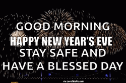 New Year's Eve Greeting Message GIF