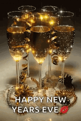 New Year's Eve Sparkling Wine GIF