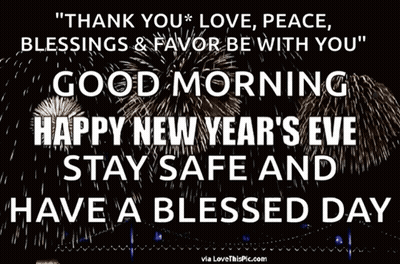 New Year's Eve Wish With Fireworks GIF