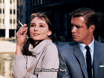 New York Audrey Hepburn GIF