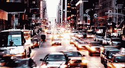 New York City Dusk GIF