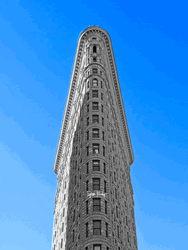 New York City Flatiron Building Art GIF
