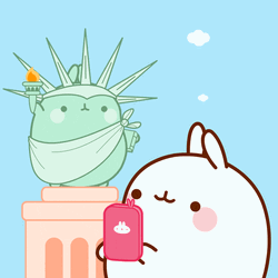 New York City Molang GIF